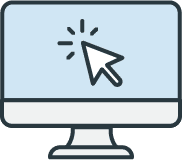 a cursor on a computer screen illustration
